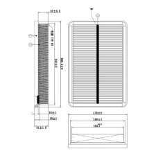 Фильтр воздушный DOUBLE FORCE DFA2676 Фильтр воздушный DOUBLE FORCE DFA2676