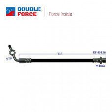 Шланг тормозной Double Force DFH0136