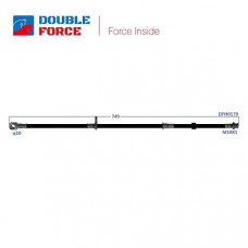 Шланг тормозной Double Force DFH0179