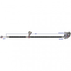 Шланг тормозной Double Force DFH0184