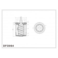 Фильтр масляный DOUBLE FORCE DFO064