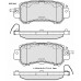 Колодки тормозные дисковые задние Double Force DFP1044