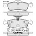 Колодки тормозные дисковые задние Double Force Замена для арт. DFP3458 DFP1122