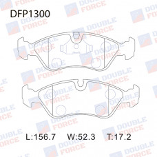 Колодки тормозные дисковые передние Double Force DFP1300