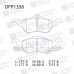 Колодки тормозные дисковые передние Double Force DFP1358
