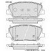 Колодки тормозные дисковые передние Double Force DFP1380