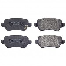 Колодки тормозные дисковые задние Double Force DFP1515