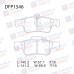 Колодки тормозные дисковые задние Double Force DFP1546