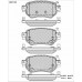 Колодки тормозные дисковые задние Double Force DFP1709