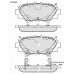Колодки тормозные дисковые задние Double Force DFP2028