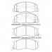 Колодки тормозные дисковые передние Double Force DFP3157