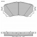 Колодки тормозные дисковые передние Double Force DFP3182