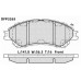 Колодки тормозные дисковые передние Double Force DFP3265
