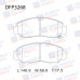 Колодки тормозные дисковые передние Double Force DFP3268