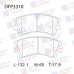 Колодки тормозные дисковые передние Double Force DFP3310