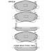 Колодки тормозные дисковые передние Double Force DFP3336