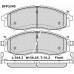 Колодки тормозные дисковые передние Double Force DFP3340