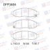 Колодки тормозные дисковые передние Double Force DFP3404