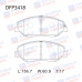 Колодки тормозные дисковые передние Double Force DFP3418