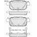 Колодки тормозные дисковые задние Double Force DFP3630