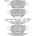 Колодки тормозные дисковые передние Double Force DFP4119