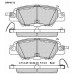 Колодки тормозные дисковые задние Double Force DFP4172