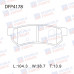 Колодки тормозные дисковые задние Double Force DFP4178