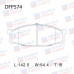 Колодки тормозные дисковые передние Double Force DFP574