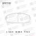 Колодки тормозные дисковые передние Double Force DFP770