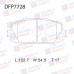 Колодки тормозные дисковые передние Double Force DFP7728
