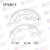 Колодки тормозные барабанные задние Double Force DFS0619