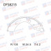 Колодки тормозные барабанные задние Double Force DFS8215