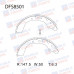 Колодки тормозные барабанные задние Double Force DFS8501