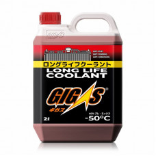 Антифриз GIGAS LONG LIFE COOLANT -50 RED, красный, 2л LLC50R002 Антифриз GIGAS LONG LIFE COOLANT -50 RED, красный, 2л LLC50R002