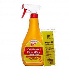 Полироль матовый (кож.,рез.,пласт.) Leather & Tire Wax Low Gloss, 500мл 330149
