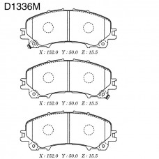 Дисковые тормозные колодки KASHIYAMA D1336M