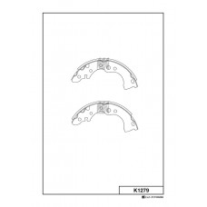 Барабанные тормозные колодки KASHIYAMA K1279