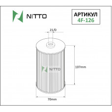 Фильтр масляный Nitto 4F126