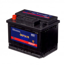 Аккумулятор OURSUN DIN L2R (DIN-62R), 62Ah, 550A, 241x175x190, бортик L2R(DIN62R)