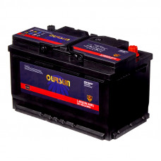 Аккумулятор OURSUN DIN L4R (DIN-80R), 80Ah, 710A, 312x175x190, бортик L4R(DIN80R)
