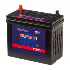 Аккумулятор OURSUN JIS MF 70B24L, 55Ah, 480A, 237x128x222 MF70B24L