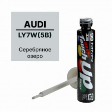 Краска AUDI LY7W(5B) для ремонта сколов и царапин Soft99 TOUCH UP PAINT, флакон с кисточкой, 12 мл арт.  AU-53 AU53