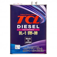Масло для дизельных двигателей TCL Diesel, Fully Synth, DL-1, 5W30, 4л D0040530