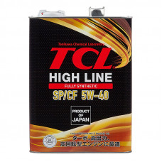 Масло моторное TCL High Line, Fully Synth, SP/CF, 5W40, 4л H0040540SP