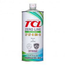 Масло моторное TCL Zero Line Fully Synth, Fuel Economy, SP, GF-6, 0W16, 1л Z0010016SP