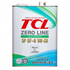 Масло моторное TCL Zero Line Fully Synth, Fuel Economy, SP, GF-6, 5W20, 4л Z0040520SP